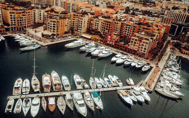 Обои картинки фото корабли, порты ,  причалы, панорама, яхты