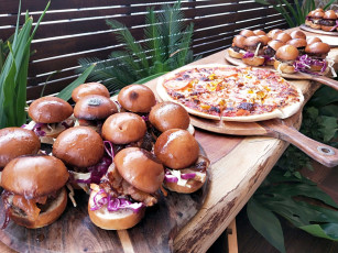 Картинка еда разное пиццы гамбургеры