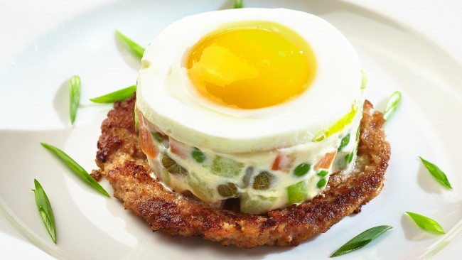 Обои картинки фото еда, яичные блюда, глазунья