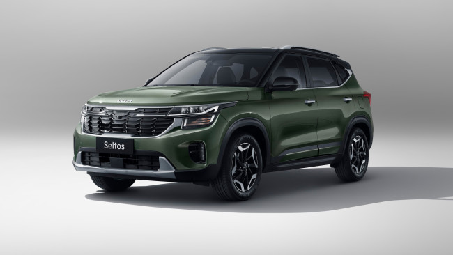 Обои картинки фото kia seltos 2023, автомобили, kia, seltos, студия, киа, кроссовер, cuv