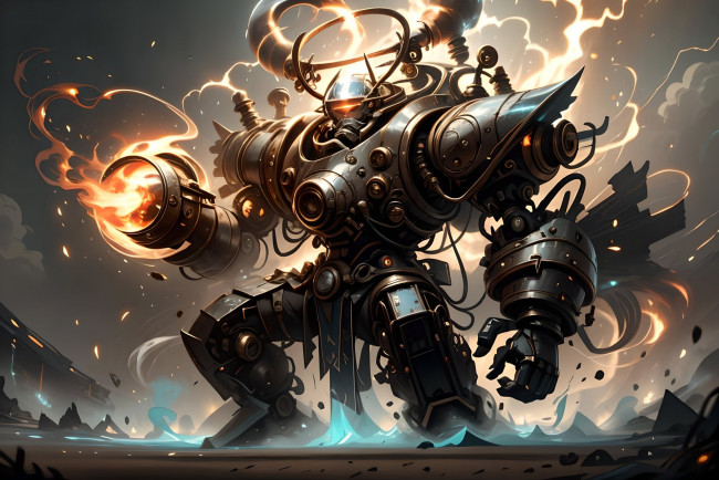 Обои картинки фото фэнтези, роботы,  киборги,  механизмы, нейросети, графика, нейроарт, ai, art, нейронные, сети, рисунки, нейро, искусство