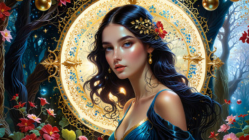 Картинка фэнтези девушки нейросети графика нейроарт ai art нейронные сети рисунки нейро искусство нейрографика graphics neuroart neural networks drawings neuro neurography