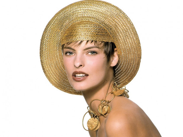 Обои картинки фото Linda Evangelista, девушки