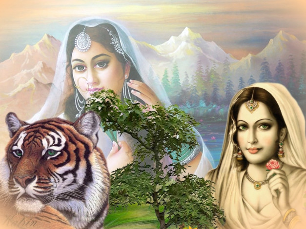 Обои картинки фото montain, flower, разное