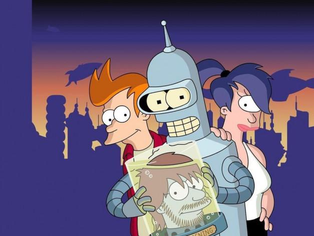 Обои картинки фото мультфильмы, futurama