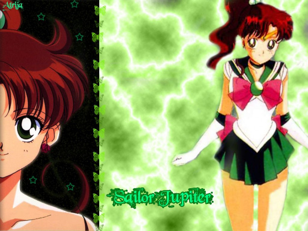 Обои картинки фото сейлор, юпитер, аниме, sailor, moon