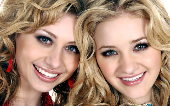 Обои картинки фото Ashley and Mary-Kate Olsen, mary, kate, , , , девушки