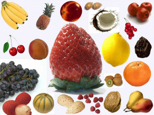 Картинка еда фрукты овощи вместе