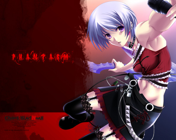 Обои картинки фото аниме, chaos, head