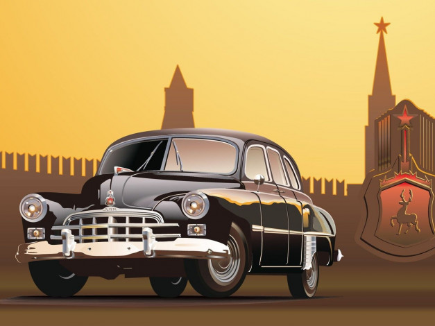 Обои картинки фото автомобили, векторная, графика