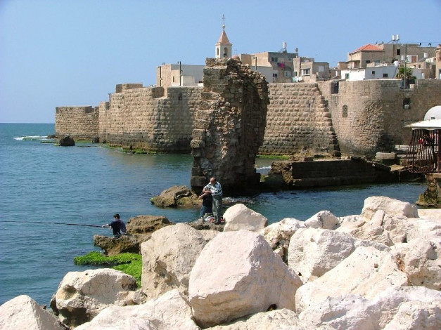 Обои картинки фото israel, akko, an, old, city, города, пейзажи