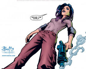 Картинка buffy the vampire slayer рисованные комиксы