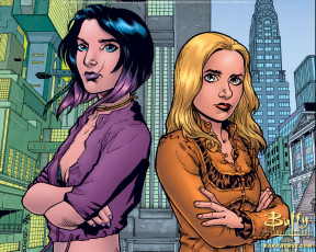 Картинка buffy the vampire slayer рисованные комиксы