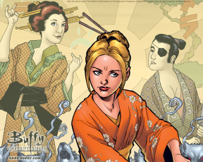 Картинка buffy the vampire slayer рисованные комиксы