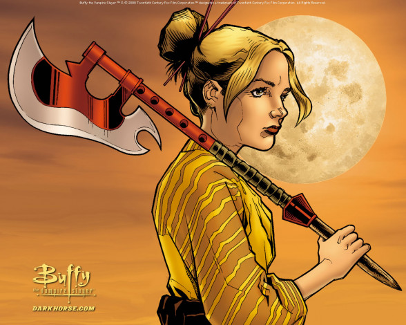 Обои картинки фото buffy, the, vampire, slayer, рисованные, комиксы