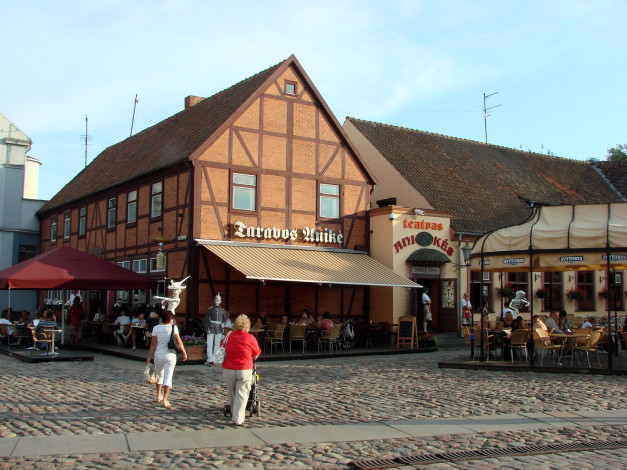 Обои картинки фото клайпеда, литва, города, улицы, площади, набережные