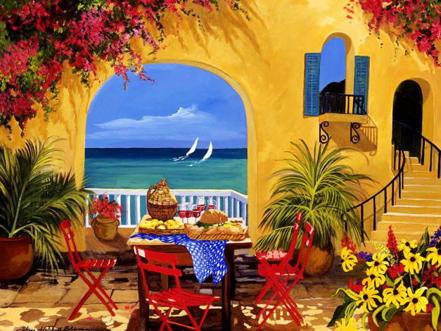 Обои картинки фото рисованные, живопись