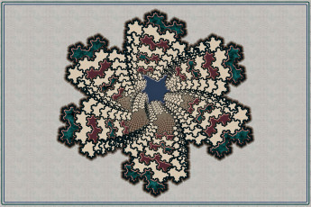 Картинка 3д графика fractal фракталы фрактал