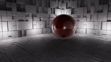 Картинка 3д графика шары угоп шар