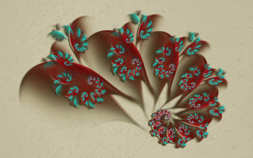 Картинка 3д графика fractal фракталы фрактал