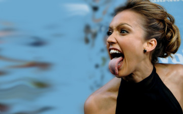 Картинка Jessica+Alba девушки настроение язык