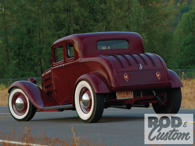 Обои картинки фото chevy, powered, deuce, автомобили, custom, classic, car, power