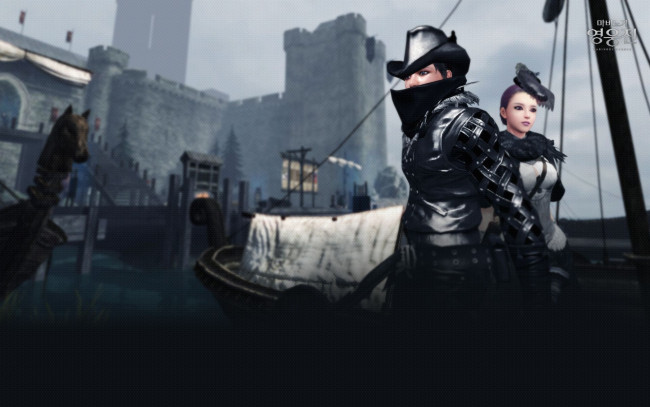 Обои картинки фото видео, игры, vindictus, девушка, парень