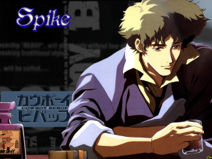 Картинка аниме cowboy bebop spike
