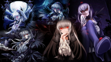 Картинка аниме rozen maiden девушки