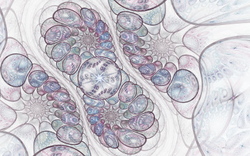 Картинка 3д графика fractal фракталы фрактал