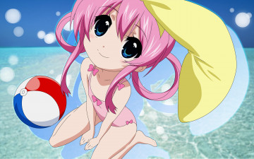 обоя аниме, tantei, opera, milky, holmes, девушка, мяч