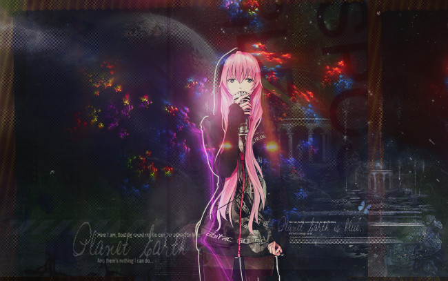 Обои картинки фото аниме, vocaloid, девушка