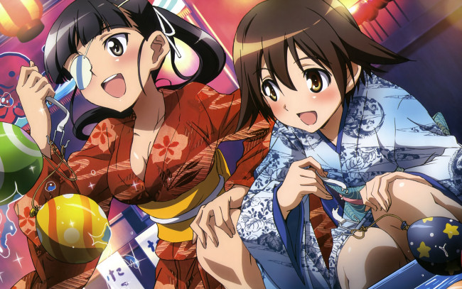 Обои картинки фото strike, witches, аниме