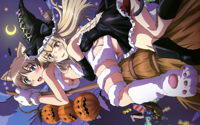 Обои картинки фото strike, witches, аниме