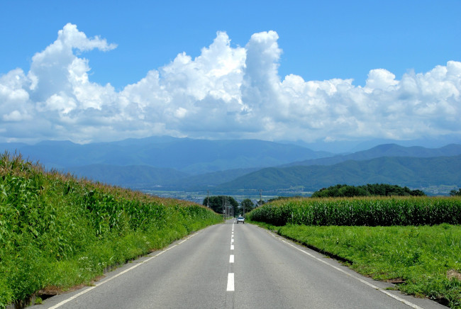 Обои картинки фото природа, дороги, облака