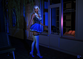 Картинка 3д графика people люди девушка