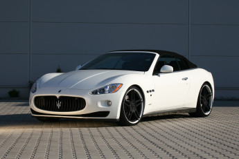 Картинка 2011 maserati grancabrio автомобили