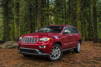 Картинка 2014 jeep grand cherokee summit автомобили лес поляна