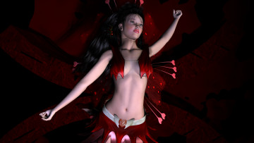 Картинка 3д графика people люди девушка