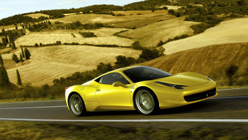 Картинка ferrari 458 italia автомобили италия спортивные гоночные s p a