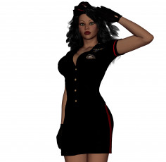 обоя 3д графика, люди , people, девушка, взгляд