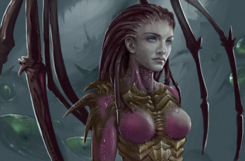 Картинка starcraft фэнтези существа sarah kerrigan