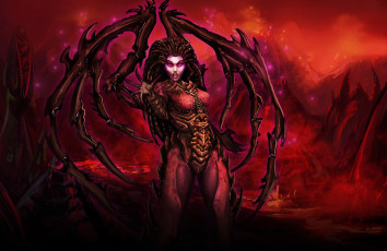 Картинка starcraft фэнтези существа sarah kerrigan queen of blades