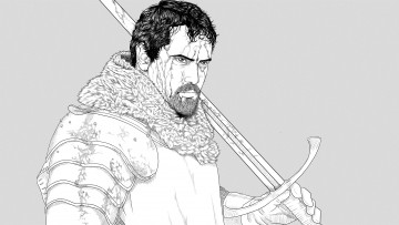 Картинка рисованные армия взгляд оружие мужчина