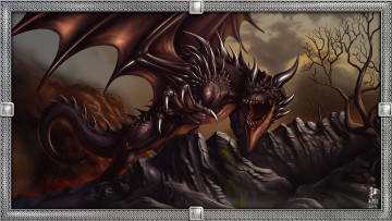 Картинка рисованные животные +сказочные +мифические дракон