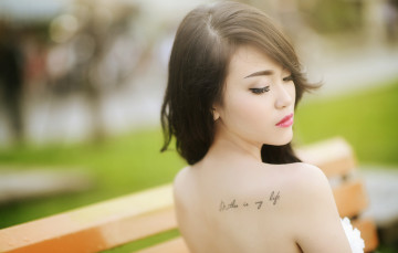 Картинка th& 432 +annie& 65279 девушки -unsort+ азиатки плечи тату