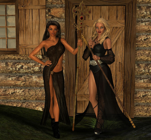 Обои картинки фото 3д графика, амазонки , amazon, взгляд, девушка