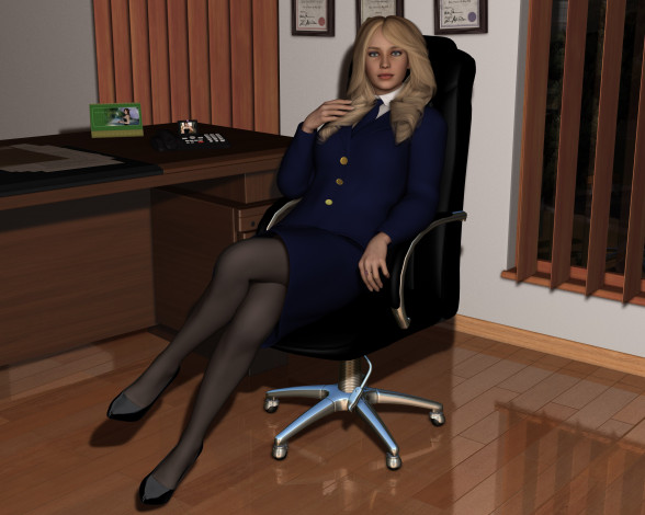 Обои картинки фото 3д графика, люди , people, взгляд, девушка