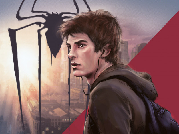 Обои картинки фото рисованные, кино, Человек-паук