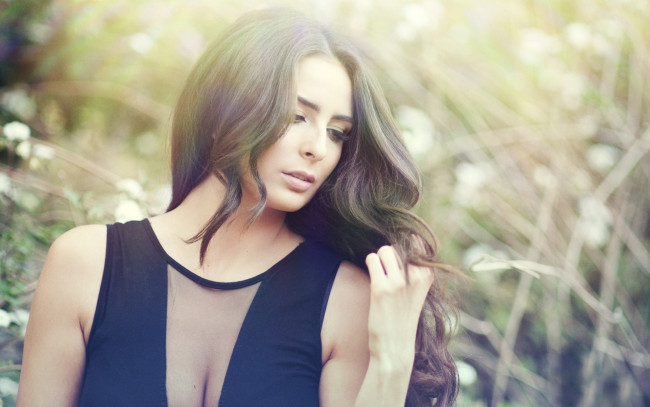 Обои картинки фото девушки, tatiana alvarez, волосы